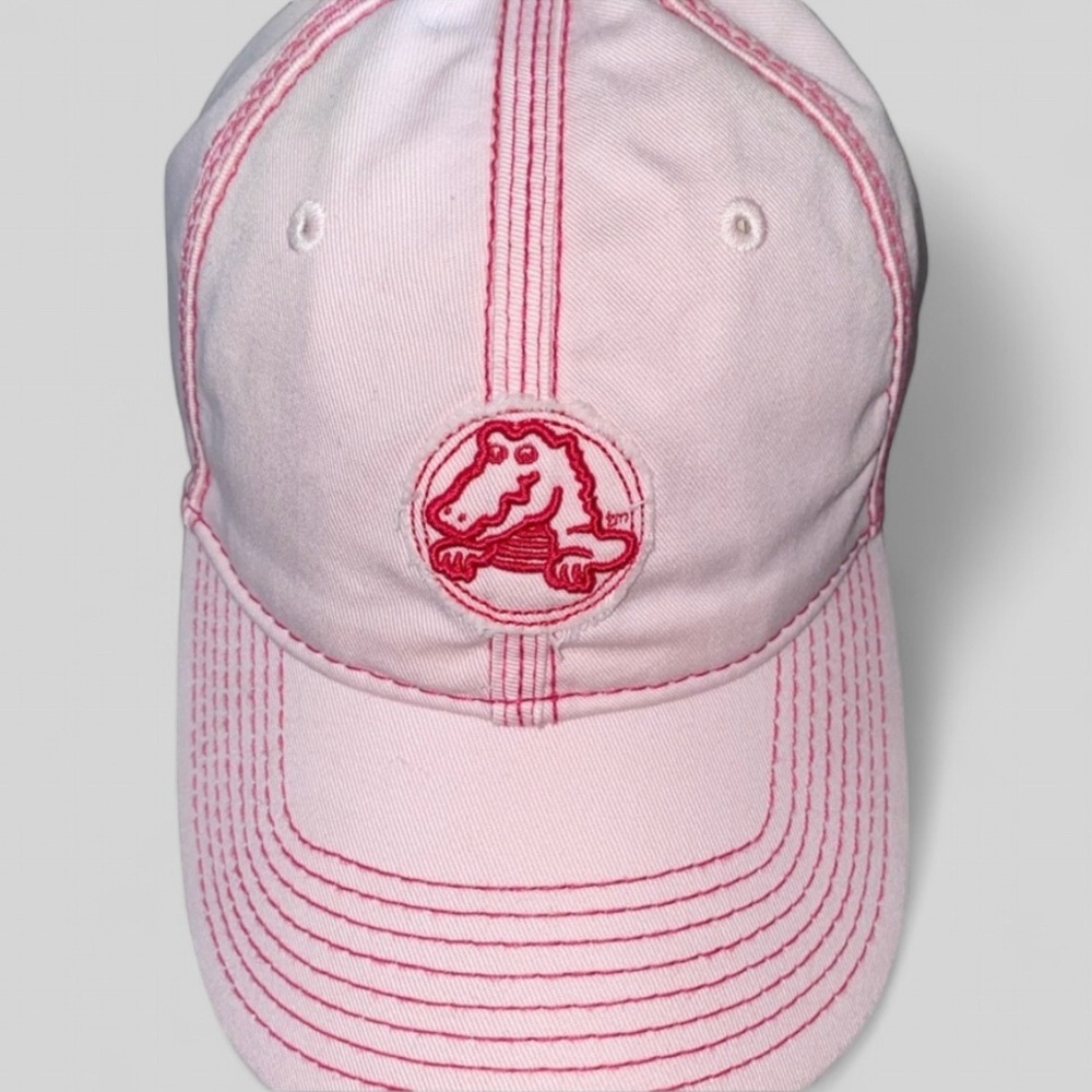 CROCS Pink and White Cap